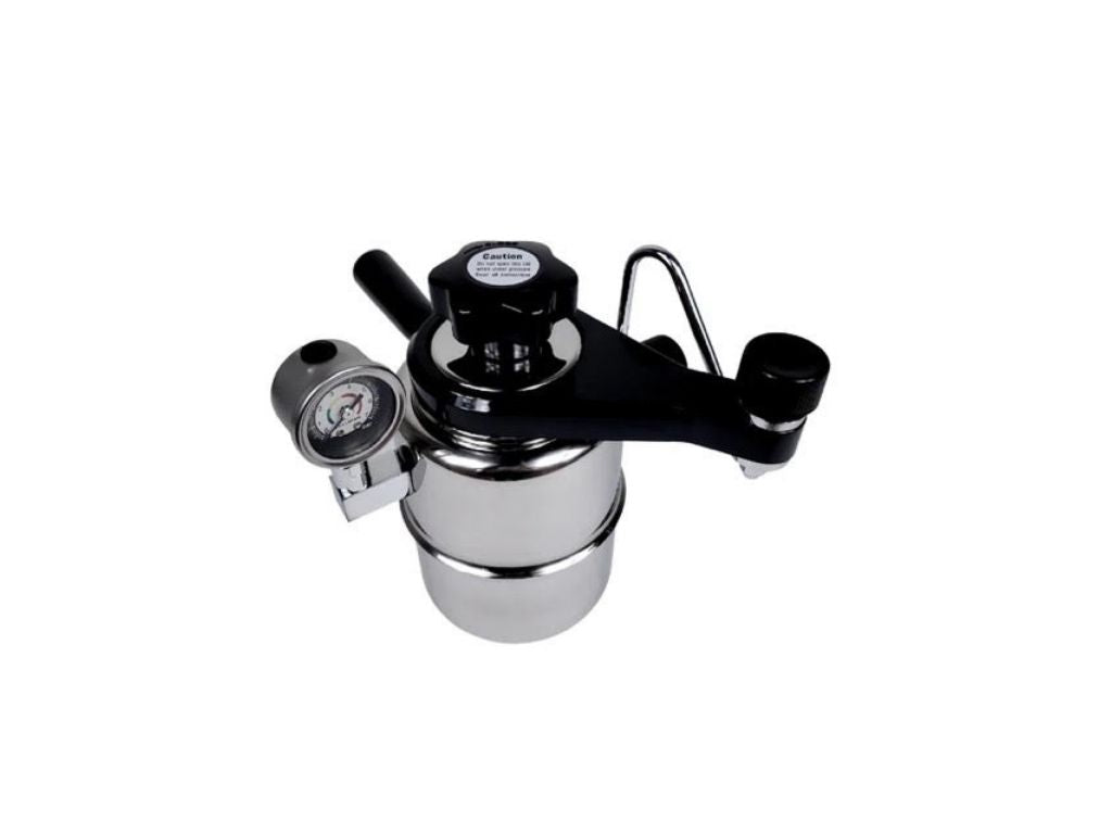 top view of Bellman CX-25 Series Stovetop Espresso and Cappuccino Maker for van life and camping
