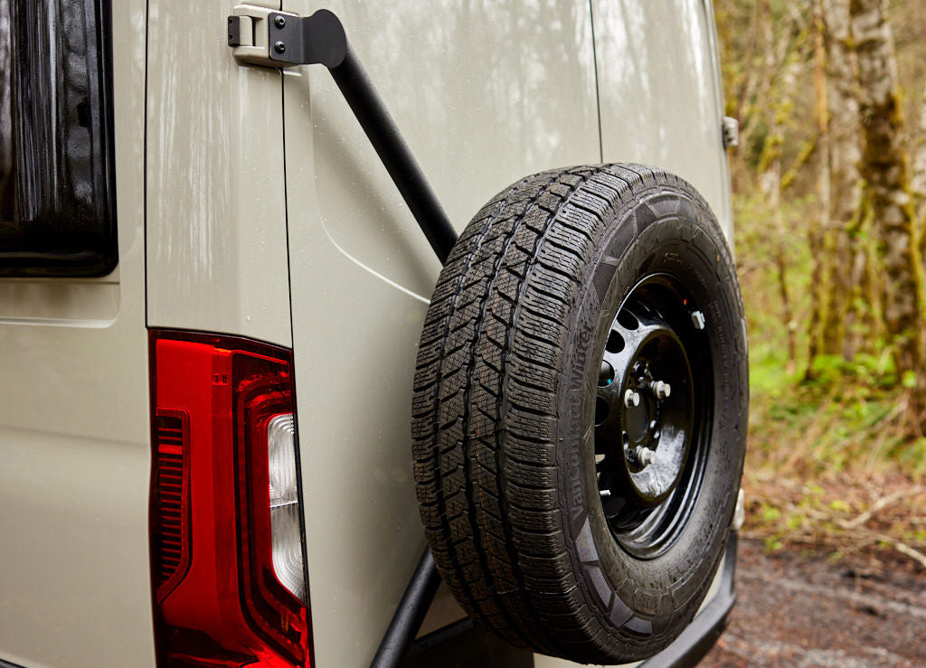Agile Off Road Rear Door Tire Carrier Edit alt text installed on NYisles