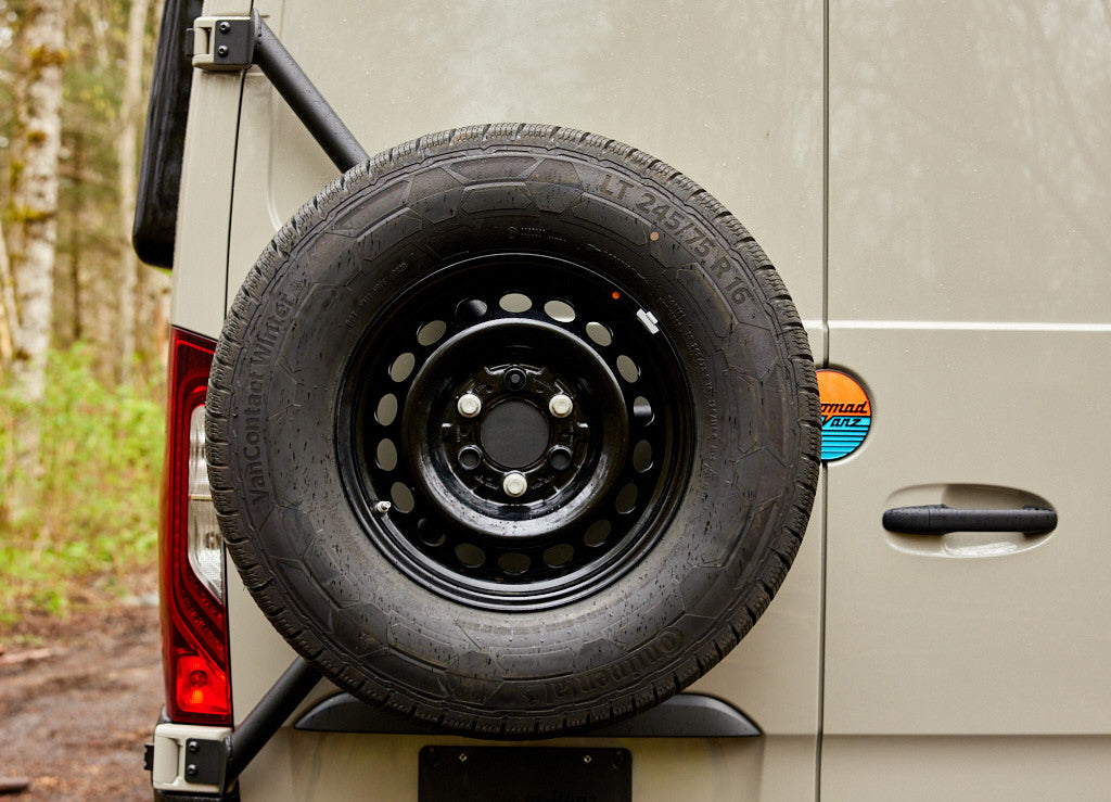 Agile Off Road Rear Door Tire Carrier Edit alt text installed on NYisles