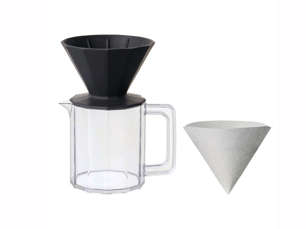 KINTO ALFRESCO Black Brewer Jug Set 4-cup