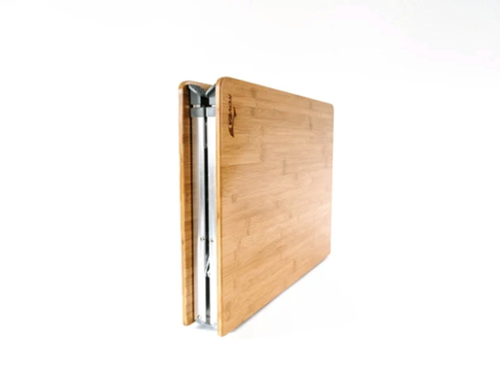 Kovea AL Bamboo One Action Table Folded