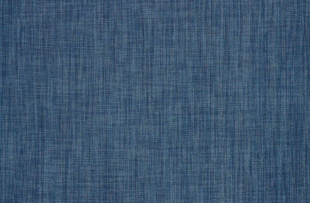 Close-up of blue denim fabric texture