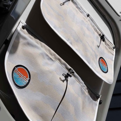Nomad Vanz Rear Door Storage Pocket System in Cirrus Sand for Sprinter Vans