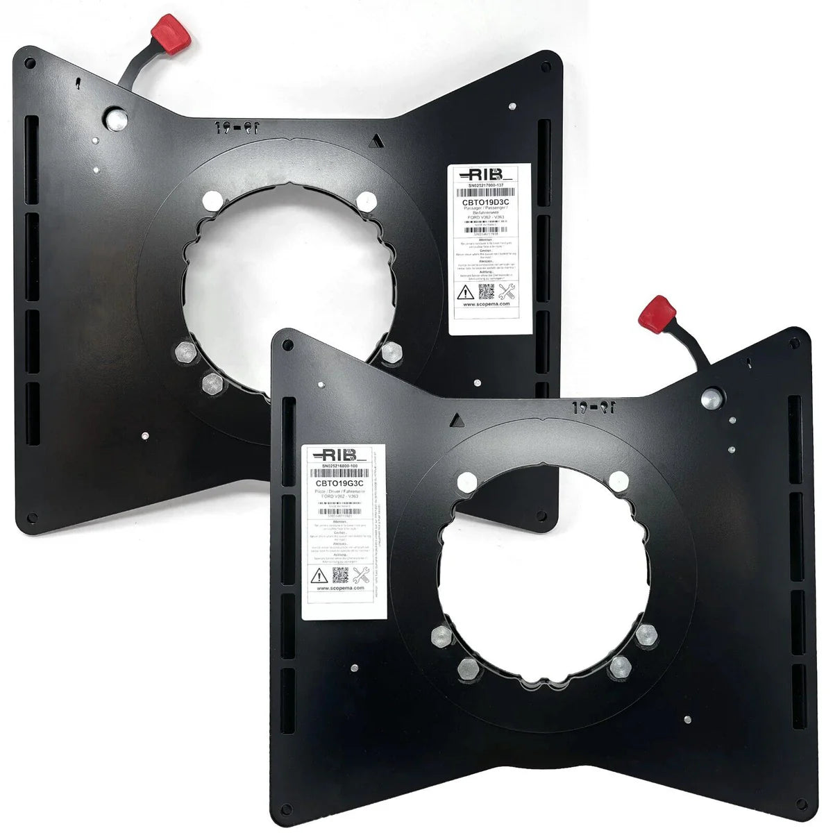 Two ford Transit seat swivels