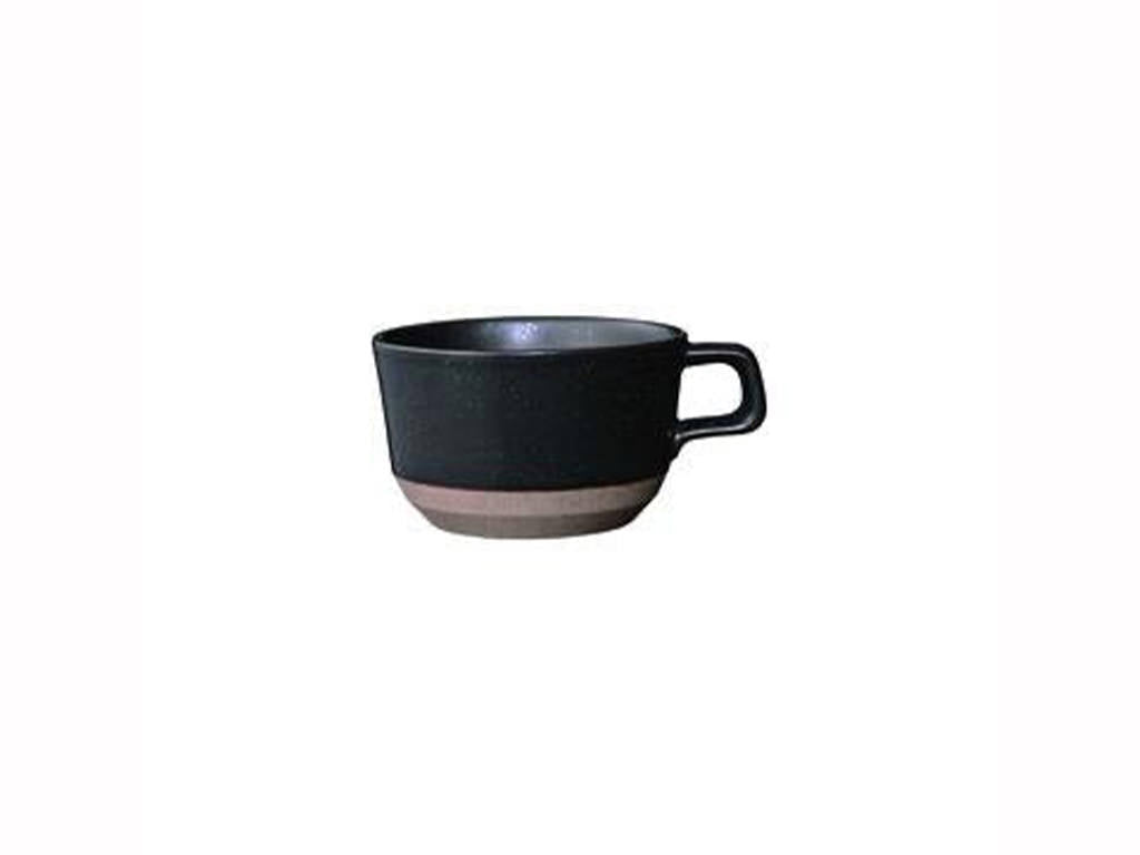 KINTO CERAMIC LAB Black Wide Mug 400ml